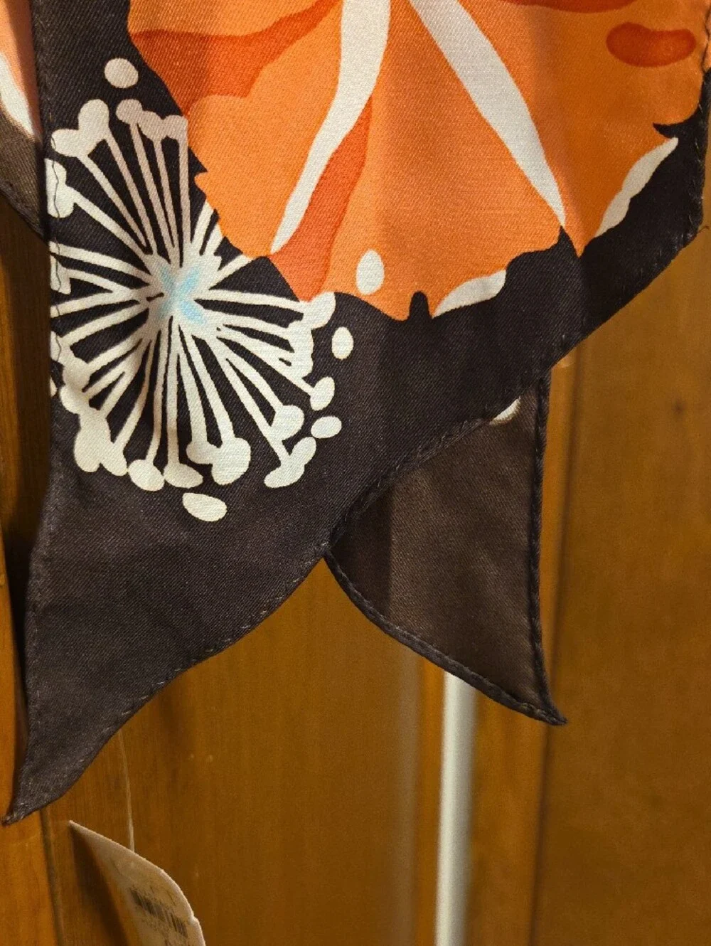 LOFT BRAND NEW Bold Floral Dark Brown and Orange Belt